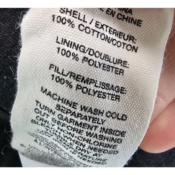 Anthropologie Coat Womens Large Black Crop Quilted Moto Avec Les Filles - Picture 9 of 11